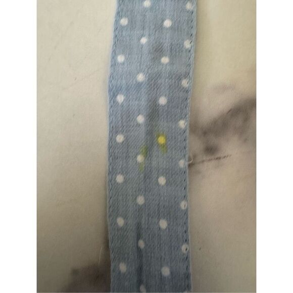 Lacey Lane girls 7year skirt suspenders cloud blue polka dot pull on 100% cotton - Picture 4 of 6